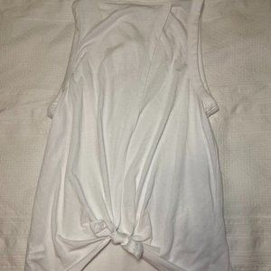 J Crew Women's Small White Tie-back Tank